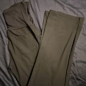 Black Maternity Dress Pants